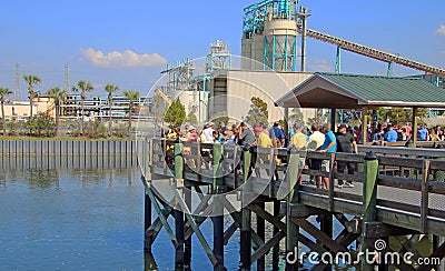 Tampa Electric`s Manatee Viewing Center Editorial Stock Photo