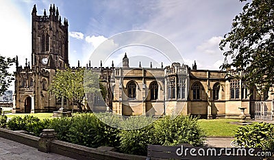 Manchester Cathedral Stock Photo