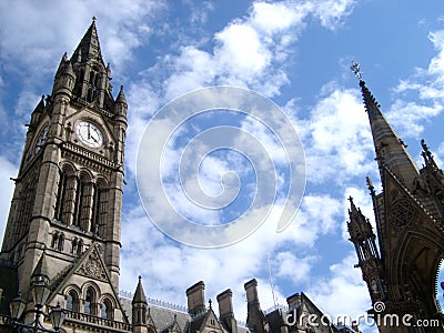 Manchester Town Hall Stock Photo