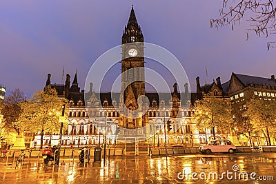 Manchester Town Hall Stock Photo