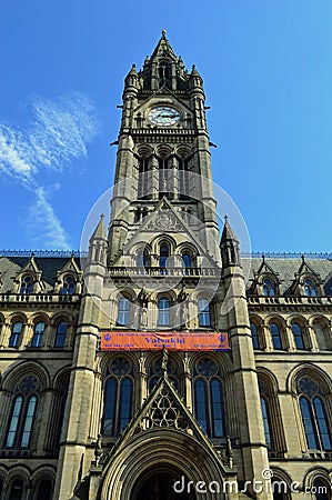 Manchester Town Hall, England UK Editorial Stock Photo