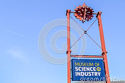 Manchester, UK - 04 April 2015 - Museum of Science and Industry Editorial Stock Photo