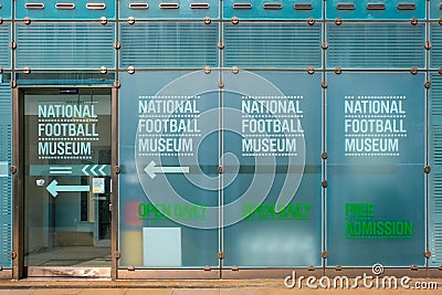 The National Football Museum in Manchester, UK Editorial Stock Photo