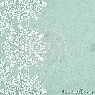 Mandala, abstract tibetan flower background Vector Illustration