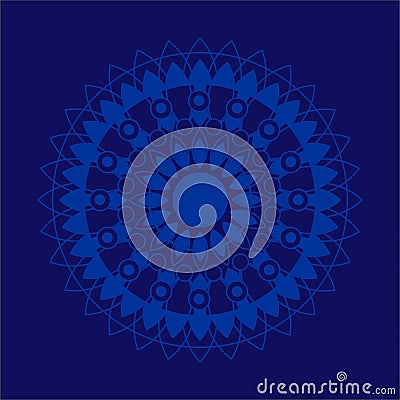 Mandala art . indian ethnic patterns background vector illustration Vector Illustration