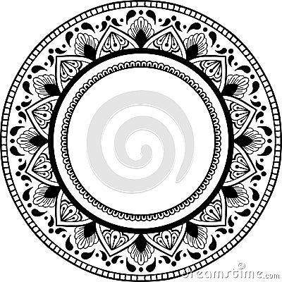 Mandala for coloring book. Yoga logos Vector. Decorative round ornaments. Oriental vector, Anti-stress therapy patterns Vector Illustration