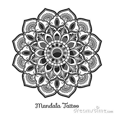 Mandala decorative ornament design Vector Illustration