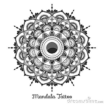 Mandala decorative ornament design Vector Illustration