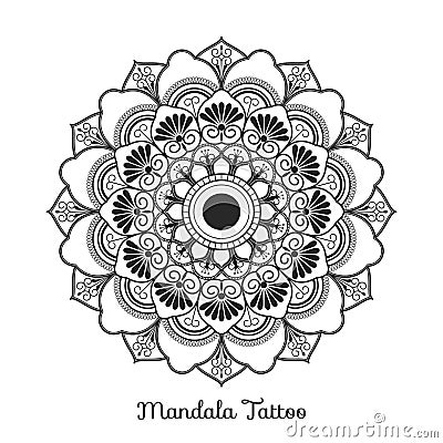 Mandala decorative ornament design Vector Illustration
