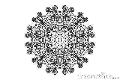 Mandala Designe Out standing design Cartoon Illustration