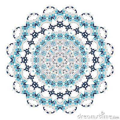 Mandala. Ethnicity round ornament. Ethnic style. Elements for invitation cards, brochures, covers. Vector Illustration