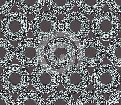 Mandala geometric on gray background Vector Illustration