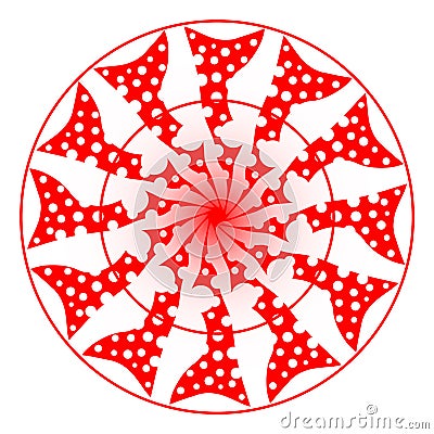 Mandala isolated Pattern Vector Illustration