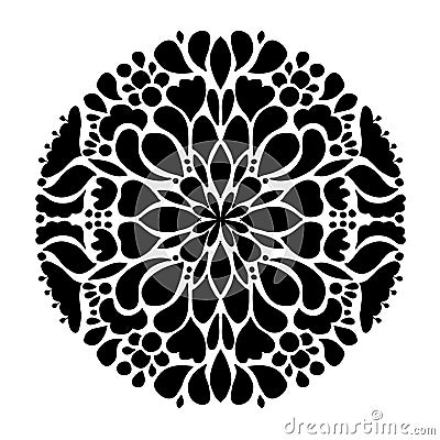 Mandala ornament, abstract pattern for your design Vector Illustration