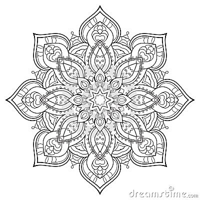 Mandala outline Stock Photo