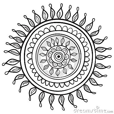 Mandala pattern Vector Illustration