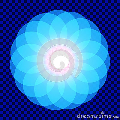 Mandala. Sacred geometry. Flower of life. Vector Illustration