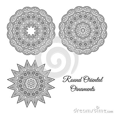 Mandala set Vector Illustration