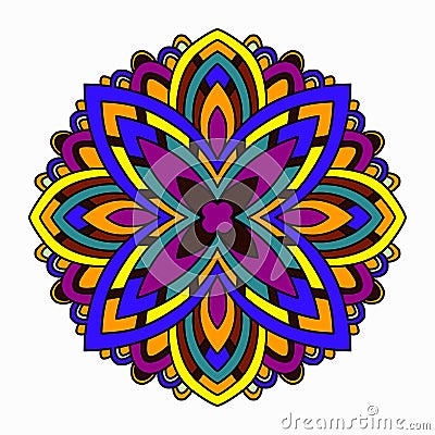 Mandalas collection. Round Ornament Pattern. Vintage decorative elements Vector Illustration