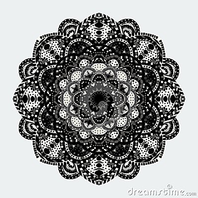 Mandalas collection. Round Ornament Pattern. Vintage decorative elements Vector Illustration