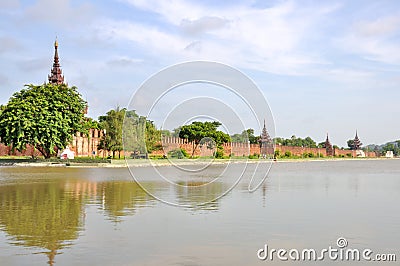 Mandalay Palace Stock Photo