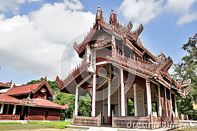 Mandalay Palace Stock Photo