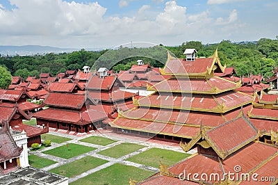 Mandalay Palace Stock Photo