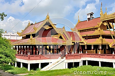 Mandalay Palace Stock Photo