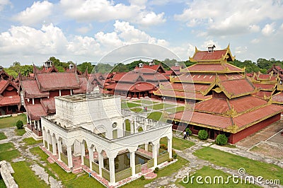 Mandalay Palace Stock Photo