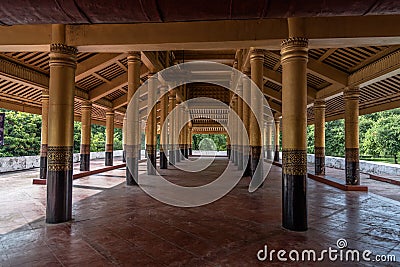 Mandalay Palace, Mandalay, Myanmar Stock Photo