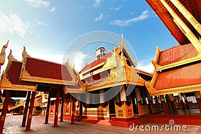 mandalay palace myanmar Stock Photo