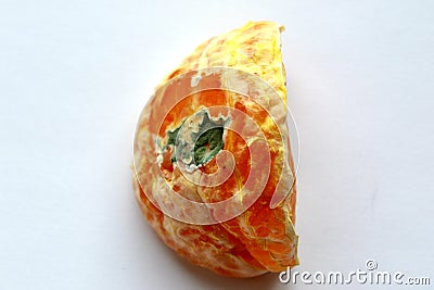 Mandarin with mold 2 Stock Photo