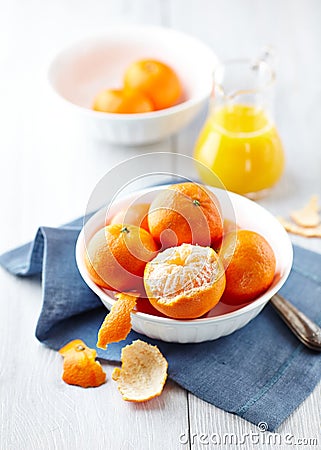 Mandarin Oranges Stock Photo