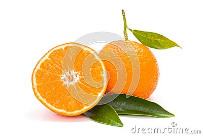 Mandarin (satsuma or tangerine) Stock Photo