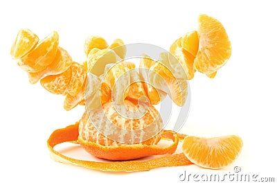 Mandarin tree Stock Photo