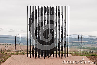 Mandela sculpture Editorial Stock Photo