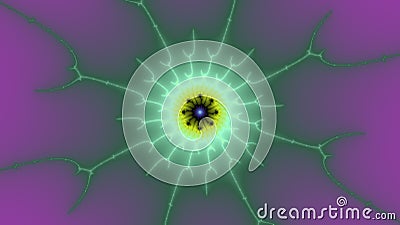 A mandelbrot fractal zoom illustration pattern Stock Photo