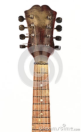 Mandolin neck Stock Photo