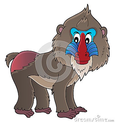 Mandrill theme image 1 Vector Illustration