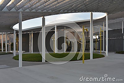 Manetti Shrem Museum entrance Editorial Stock Photo