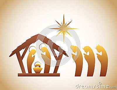 Manger design Vector Illustration