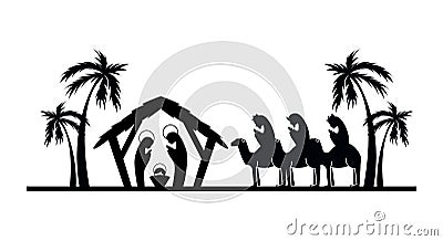 Manger design Vector Illustration