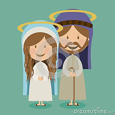 Manger design Cartoon Illustration