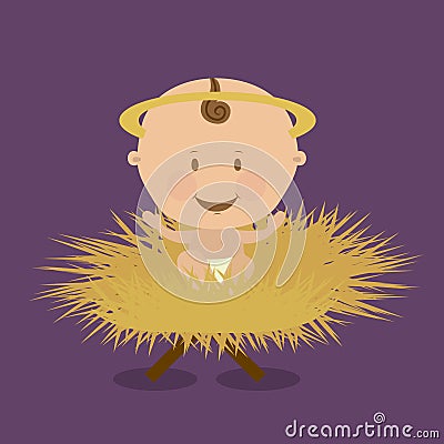 Manger design Cartoon Illustration