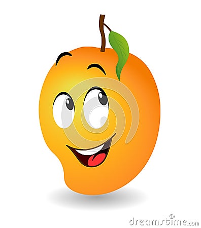 Mango Cartoon Vector Illustration