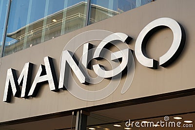 Mango clothing store exterior Editorial Stock Photo