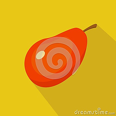 Mango flat icon Vector Illustration