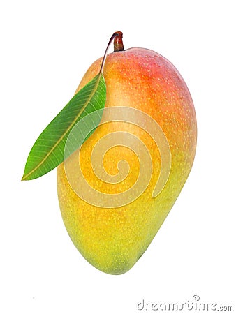 mango isolated on white background Stock Photo