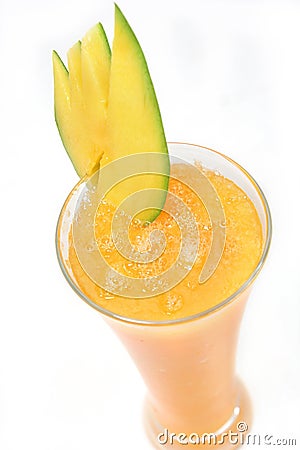 Mango juice Stock Photo