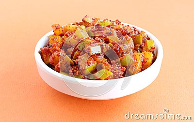 Mango Pickle Stock Photo